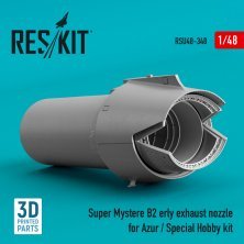 1/48 Super Mystere B2 early exhaust nozzle Special Hobby & Azur