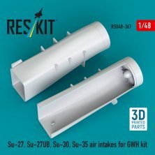 1/48 Su-27, Su-27UB air intakes for GWH