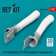 Reskit 1/48 F/A-18 Hornet A/B/C/D Air Intakes Hasegawa