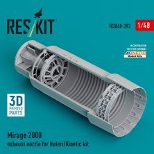 1/48 Mirage 2000 exhaust nozzle for Italeri/Kinetic