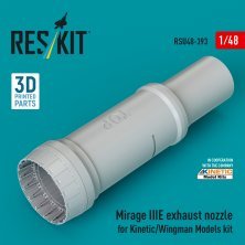 RESKIT Tuy�re �chappement Mirage IIIE 1/48 Kinetic