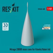 1/48 Mirage 2000B nose cone for Kinetic/Italeri