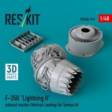 1/48 F-35B Lightning II exhaust nozzles vertical landing