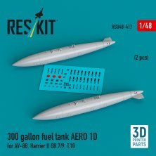 1/48 300 gallon fuel tank AERO 1D.