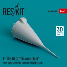 1/48 F-105 G, D Thunderchief nose cone with pitot t.
