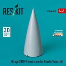 1/48 Mirage 2000-5 nose cone for Kinetic/Italeri