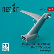 1/48 Tail for CH-53E Super Stallion,MH-53E for Academy