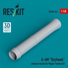 1/48 A-4M Skyhawk exhaust nozzle for Magic Factory.