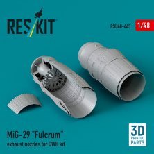 1/48 MiG-29 Fulcrum exhaust nozzles for GWH