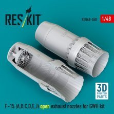 1/48 F-15 A,B,C,D,E,J open exhaust nozzles for GWH