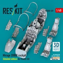 1/48 Mirage 2000B cockpit Detailed edition KIN