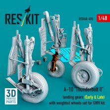 ResKit RSU480496 Trains d'atterrissage A-10C 1/48