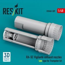 RESKIT 1/48 RA-5C Vigilante Late Exhaust Nozzles Trumpeter