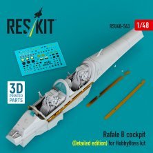 RESKIT 1/48 Rafale B Detailed Cockpit Set for Hobby Boss