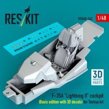 1/48 F-35A Lightning II cockpit Basic edition