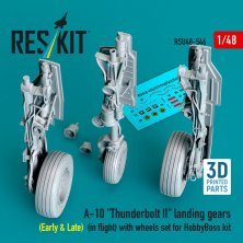 1/48 A-10 land.gears early & late in flight for Hobby Boss