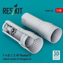 Reskit 1/48 F-4 B/C/D/N Phantom II Exhaust Nozzles Hasegawa
