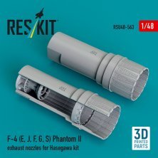 ResKit 1/48 F-4 E/J/F/G/S Phantom II Exhaust Nozzles Hasegawa