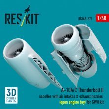 Reskit 1/48 A-10A/C Thunderbolt II Entr�es Air et Tuy�res