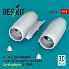Reskit 1/48 A-10A/C Thunderbolt II Entr�es Air & Tuy�res