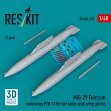 Reskit 1/48 MiG-29 Fulcrum R�servoirs PTB-1150