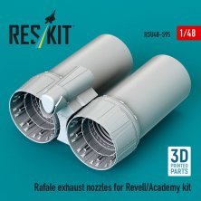 1/48 Rafale exhaust nozzles for Revell