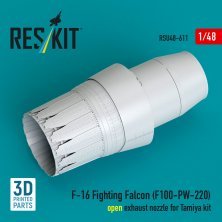 Reskit F-16 Fighting Falcon Tuy�re F100-PW-220 1/48 Tamiya