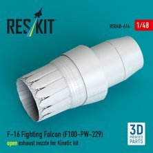 Reskit 1/48 F-16 Tuy�re F100-PW-229 pour Kinetic