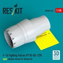Reskit 1/48 F-16 Fighting Falcon Tuy�re F110-GE-129 Tamiya