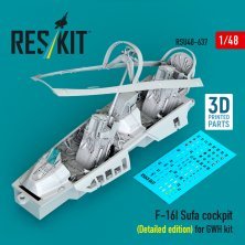 ResKit 1/48 Cockpit F-16I Sufa D�taill� GWH
