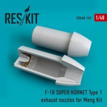1/48 F-18 SUPER HORNET Type 1 exhaust nozzles