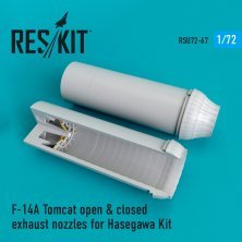 1/72 Grumman F-14A Tomcat open & closed exhaust nozzles