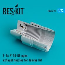 1/72 F-16 F110-GE open exhaust nozzles