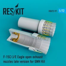 1/72 McDonnell F-15 Eagle open exhaust nozzles late