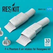 1/72 F-4 Phantom II air intakes 3D printed