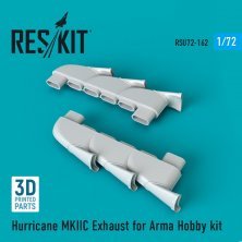 1/72 Hurricane MKIIC exhaust