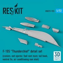 1/72 Republic F-105D/F-105G Thunderchief detail set