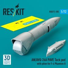 Reskit 1/72 AN/AVQ-26A PAVE Tack Pod mit Pylone F-4