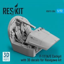 1/72 General-Dynamics F-111A/E Cockpit for Hasegawa