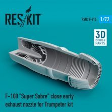 1/72 F-100 Super Sabre close early exhaust nozzles