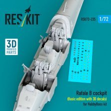 RESKIT 1/72 Rafale B Cockpit Basic f�r Hobby Boss