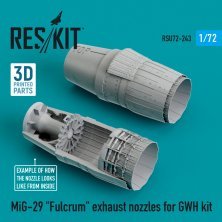1/72 MiG-29 Fulcrum exhaust nozzles