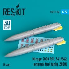 1/72 Dassault-Mirage 2000 Rpl 541/542 external fuel tanks 2000lt