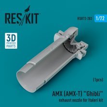 1/72 AMX AMX-T Ghibli exhaust nozzle for Italeri