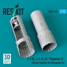 1/72 F-4 E, J, F, G, S Phantom II exhaust nozzles