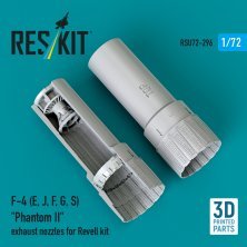 1/72 F-4 E, J, F, G, S Phantom II exhaust nozzles