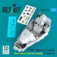 ResKit 1/72 Cockpit F-35B Lightning II für Tamiya ResKit 1/72 Cockpit F-35B Lightning II für Tamiya