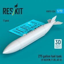 Reskit 275-Gallonen-Kraftstofftank 1/72