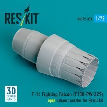 ResKit 1/72 Tuy�re F100-PW-229 ouverte F-16 Revell