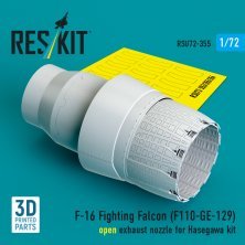 ResKit F-16 Tuy�re �chappement Ouverte F110-GE-129 1/72